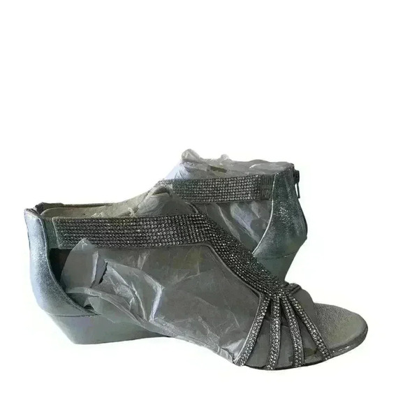 Alex Marie Shoes Womens Size 10M Sparkle shimmery Formal Dressy Open Toe Sandals - Picture 5 of 10